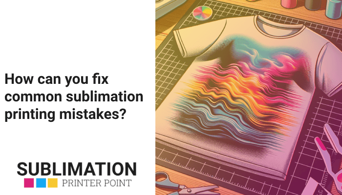 How can you fix common sublimation printing mistakes?