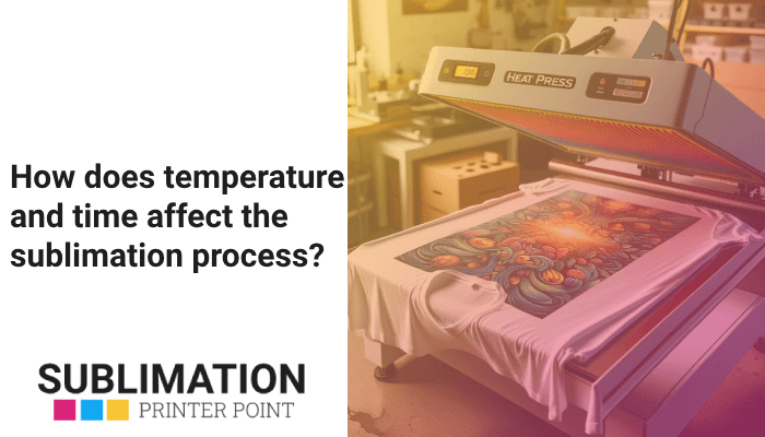 How does temperature and time affect the sublimation process?